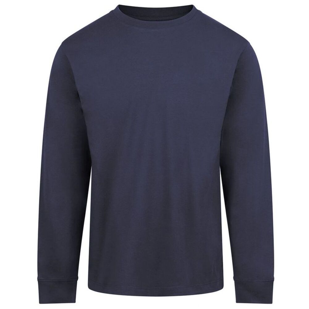 Awdis Mens Long-Sleeved T-Shirt / New French Navy